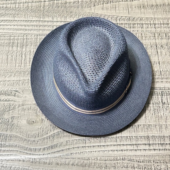 Stetson Nantucket Blue Straw Hat - Picture 11 of 11